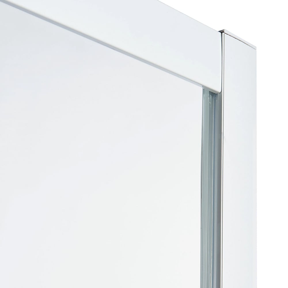 Cabina dus standard GoodHome Onega, semirotunda, 80 x 80 x 190 cm, sticla securizata 5mm, profil argintiu