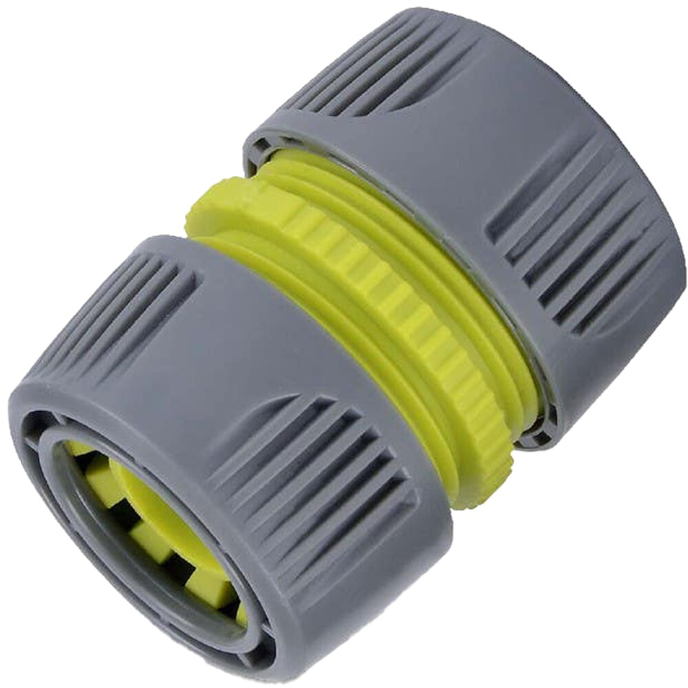 Conector furtun VERVE, racord 3/4, plastic, 5.3 x 4.5 cm, gri