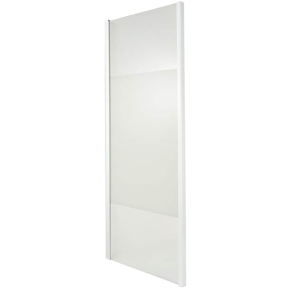 Paravan dus COOKE & LEWIS, aluminiu, sticla mata, 70x190 cm, alb