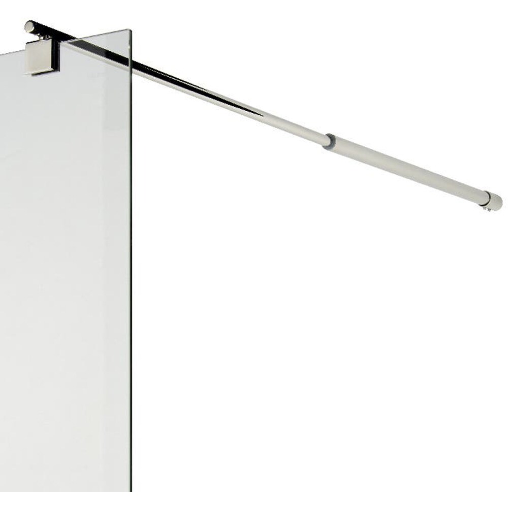 Paravan dus walk-in COOKE & LEWIS, aluminiu, sticla mata, 90x195 cm, crom