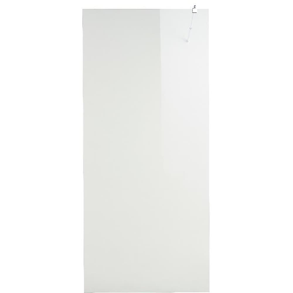 Paravan dus walk-in COOKE & LEWIS, aluminiu, sticla mata, 90x195 cm, crom