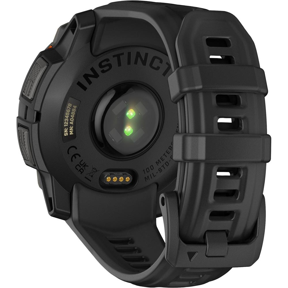 Smartwatch GARMIN Instinct 3 Solar, 45 mm, GPS, Android/iOS, silicon, Black