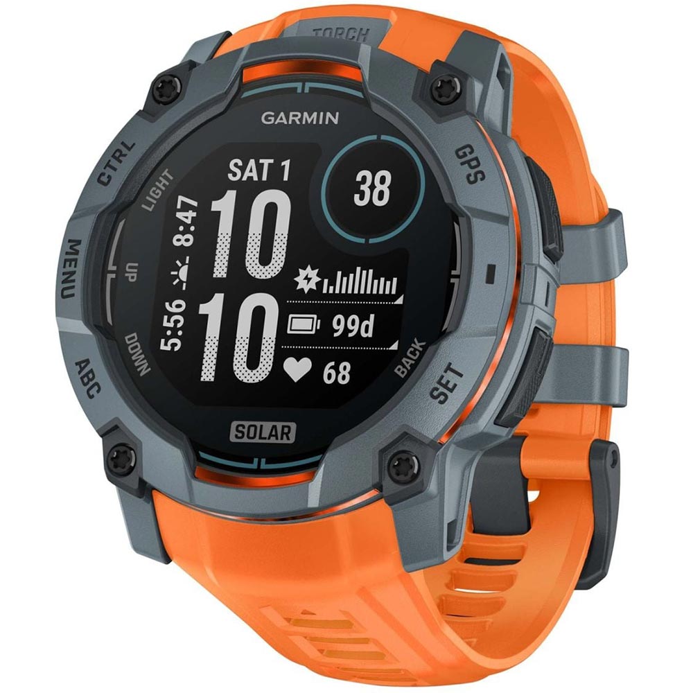 Smartwatch GARMIN Instinct 3 Solar, 50 mm, GPS, Android/iOS, silicon, Twilight Solstice