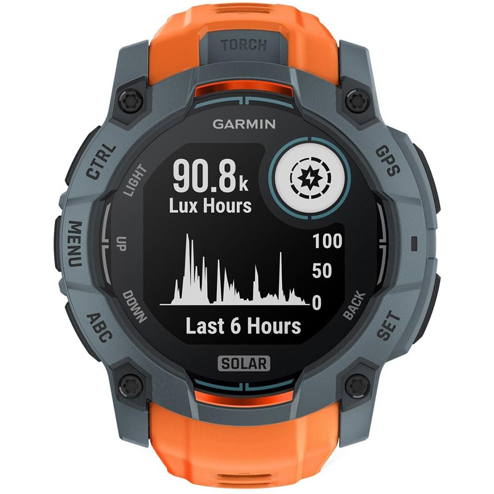 Smartwatch GARMIN Instinct 3 Solar, 50 mm, GPS, Android/iOS, silicon, Twilight Solstice