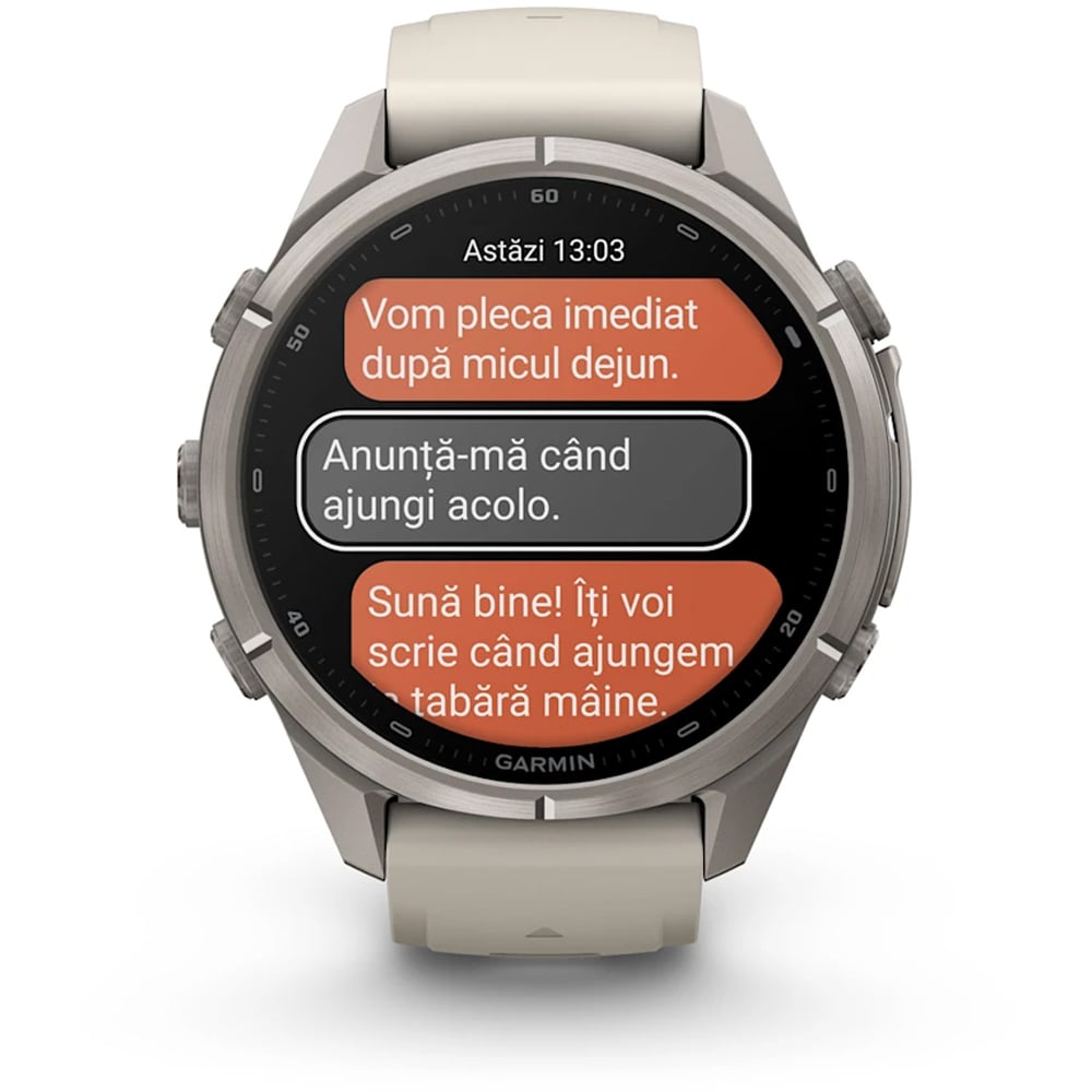 Smartwatch GARMIN Fenix 9 Pro, 47mm, AMOLED, InReach, Android/iOS, Sapphire, Titan, Gray/Dark Sandstone