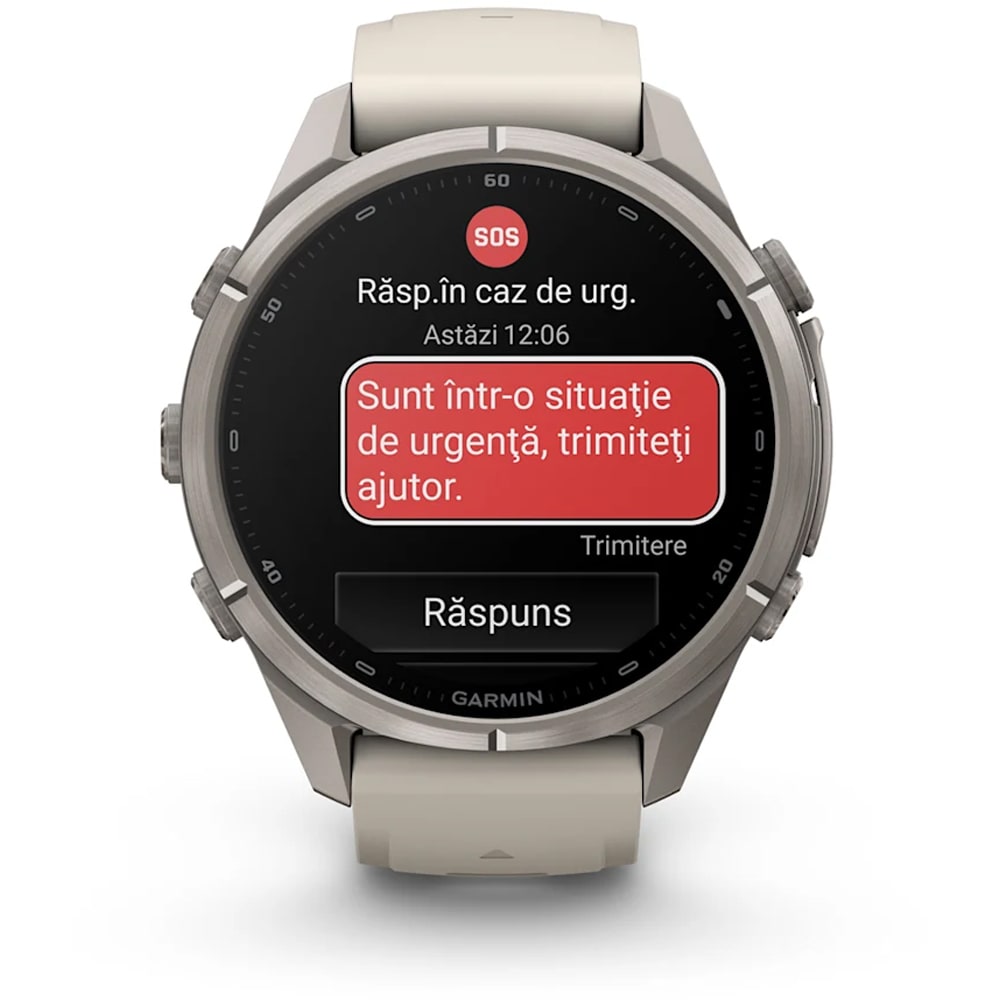 Smartwatch GARMIN Fenix 9 Pro, 51mm, AMOLED, InReach, Android/iOS, Sapphire, Titan, Gray/Dark Sandstone