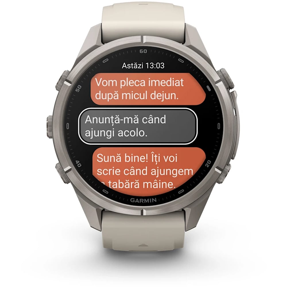 Smartwatch GARMIN Fenix 9 Pro, 51mm, AMOLED, InReach, Android/iOS, Sapphire, Titan, Gray/Dark Sandstone