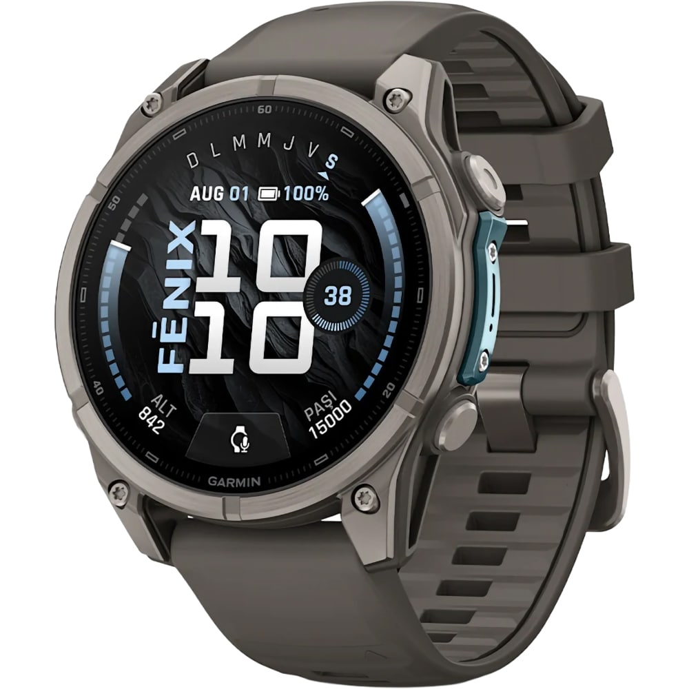 Smartwatch GARMIN Fenix 9, 47mm, AMOLED, Android/iOS, Sapphire, Titan, Pebble Gray