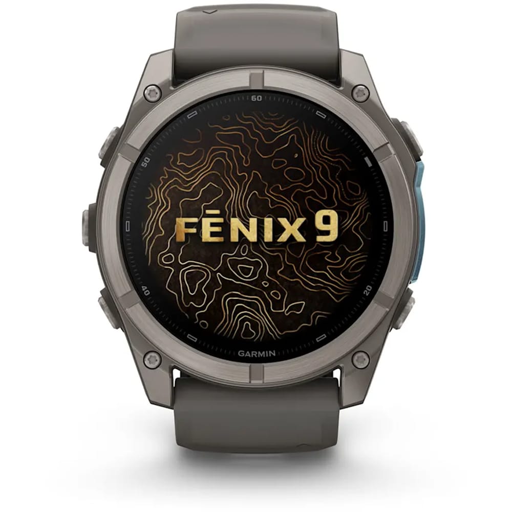 Smartwatch GARMIN Fenix 9, 51mm, AMOLED, Android/iOS, Sapphire, Titan, Pebble Gray