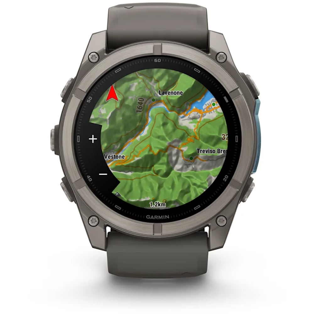 Smartwatch GARMIN Fenix 9, 51mm, AMOLED, Android/iOS, Sapphire, Titan, Pebble Gray