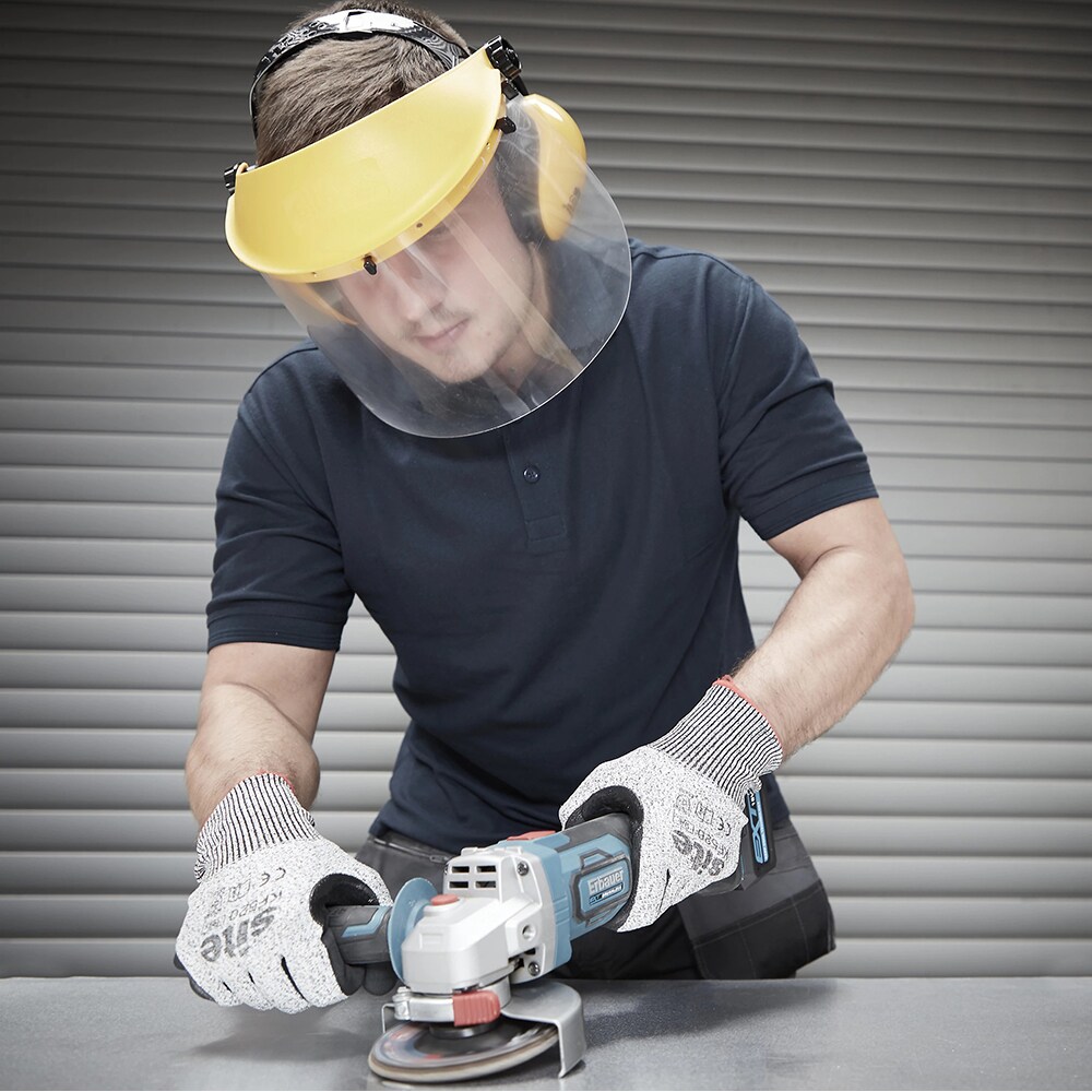 Viziera de protectie SITE, policarbonat, galben