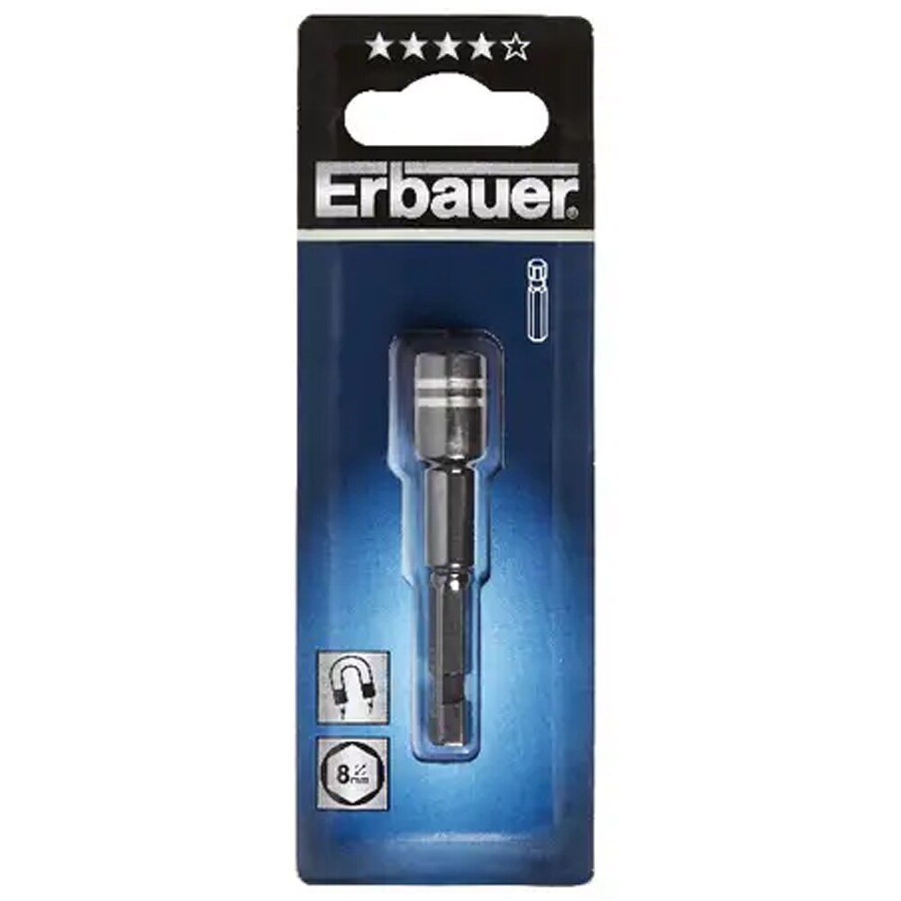 Tubulara hexagonala ERBAUER, 8mm, negru