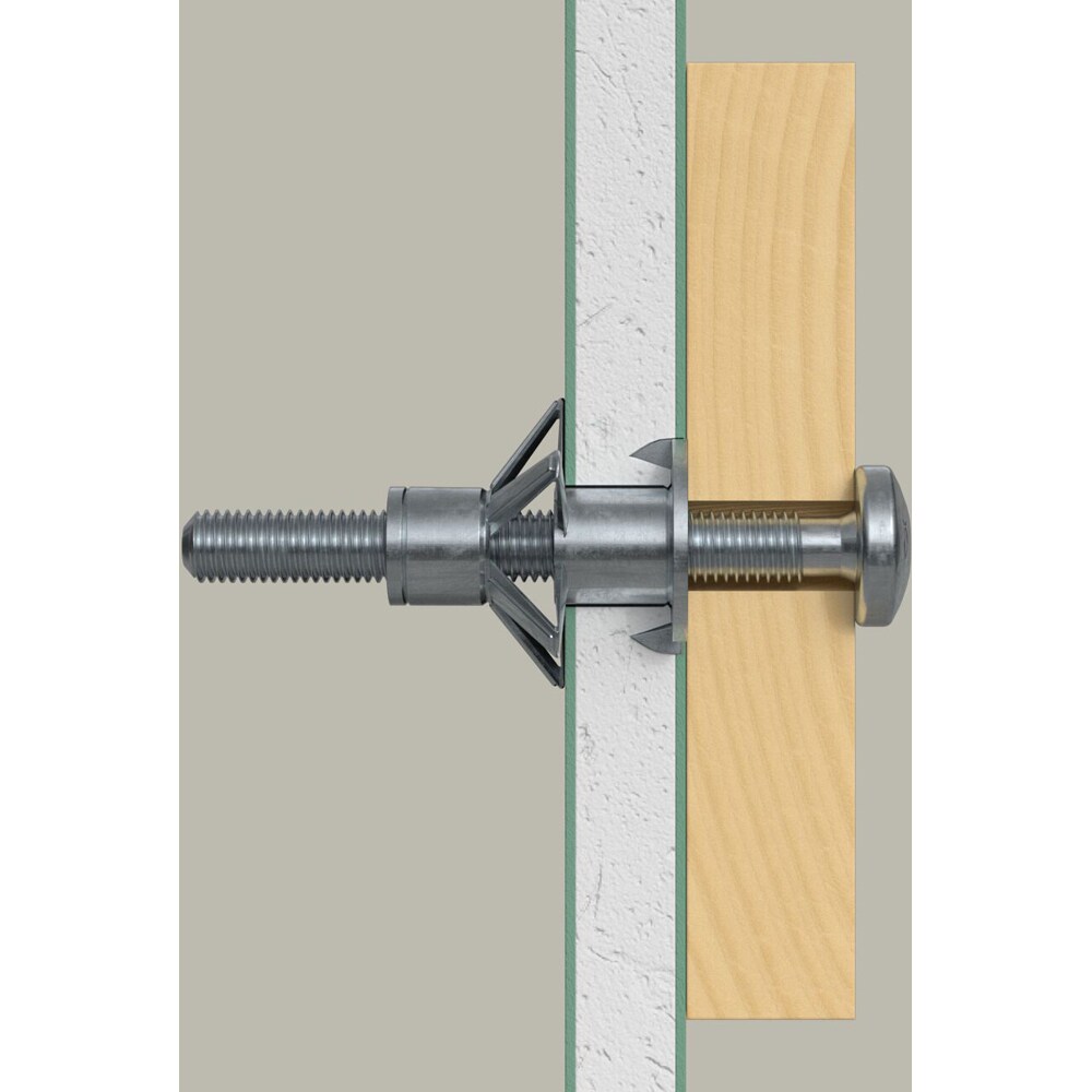 Diblu metalic pentru gips-carton FISCHER, 5 x 37 mm, 4 buc, argintiu