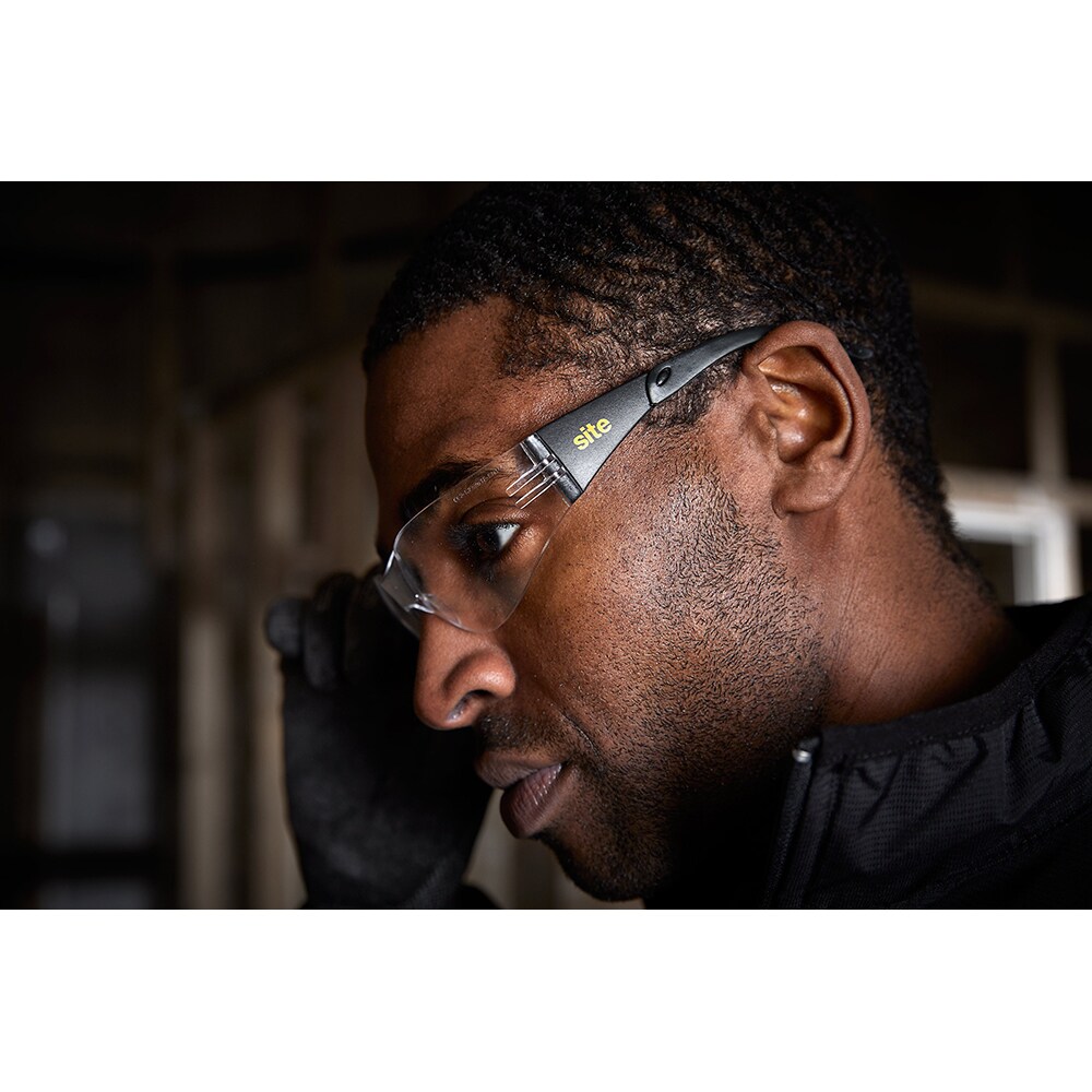 Ochelari de protectie SITE, policarbonat, transparent