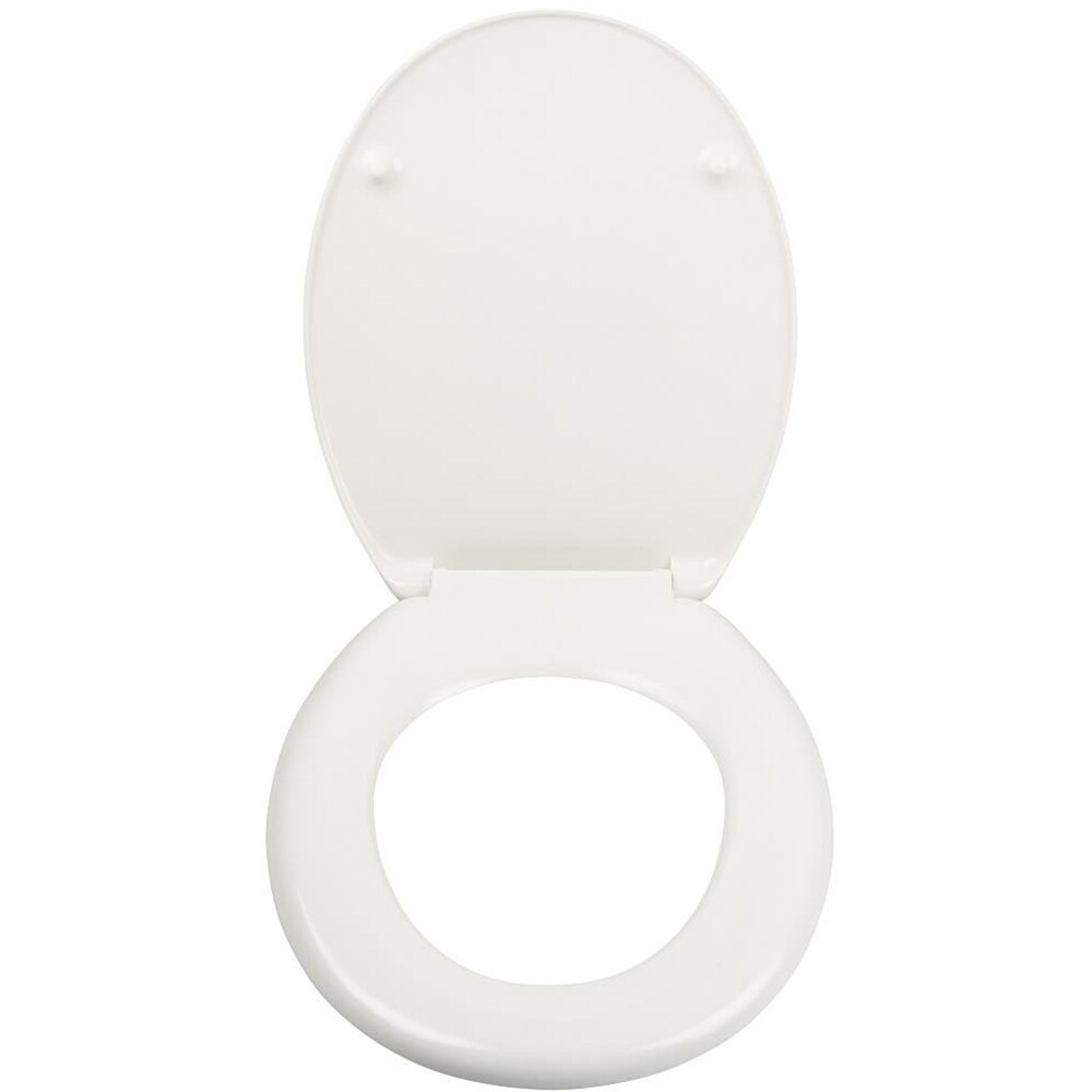 Capac WC GOODHOME Genoa, inchidere lenta, duroplast, alb