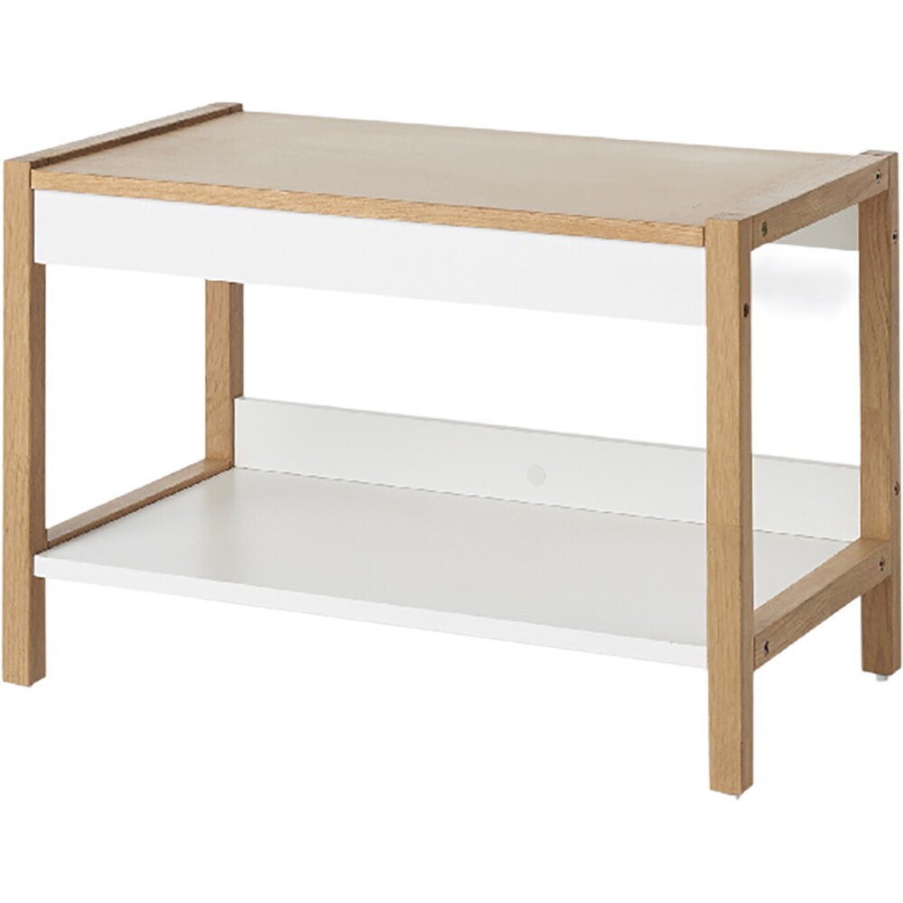 Banca baie GoodHome Nantua, 64.5 x 43 x 36 cm, maro