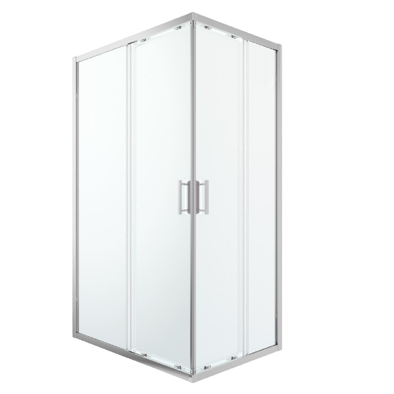 Cabina dus standard GoodHome Beloya, dreptunghiulara, 120 x 80 x 195 cm, sticla securizata 8mm, profil crom