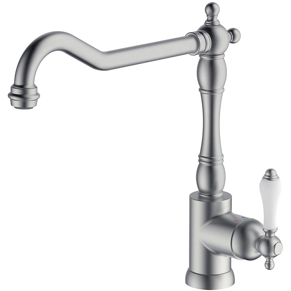 Baterie bucatarie COOKE&LEWIS Belmore, ceramica, crom