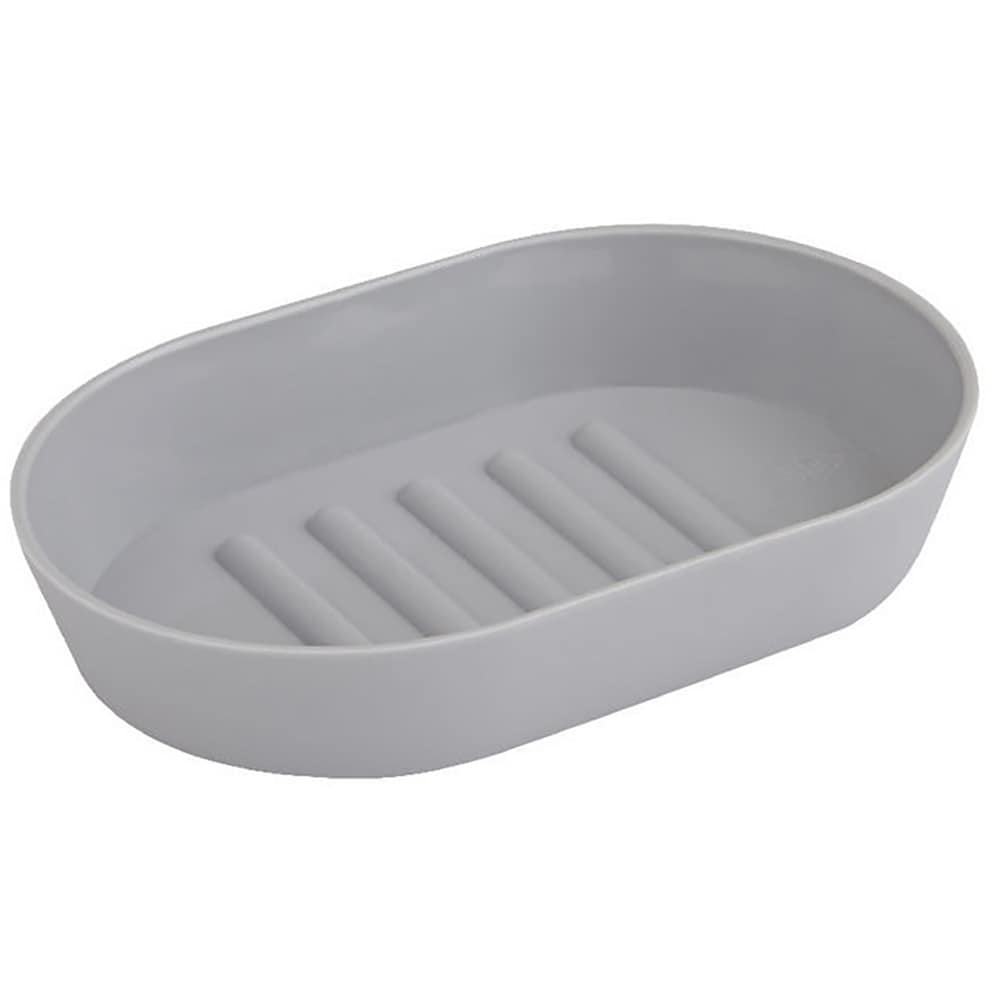 Savoniera COOKE & LEWIS Palmi, 14 x 9 x 2.5 cm, plastic, argintiu