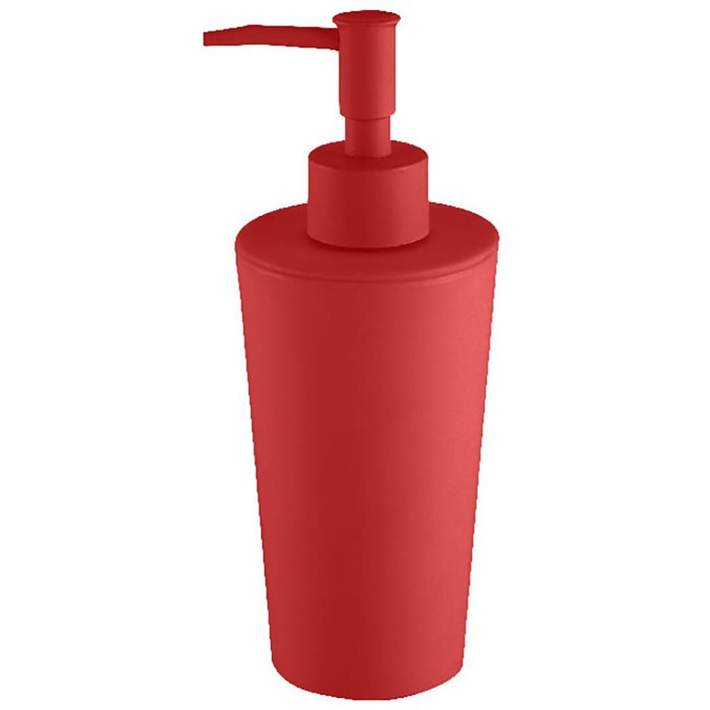 Dozator sapun COOKE & LEWIS Palmi, 7 x 19 cm, plastic, rosu