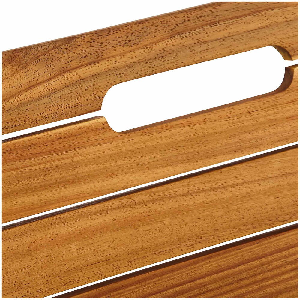 Scaun terasa GOODHOME Denia, lemn, 86 x 86 x 107 cm, maro