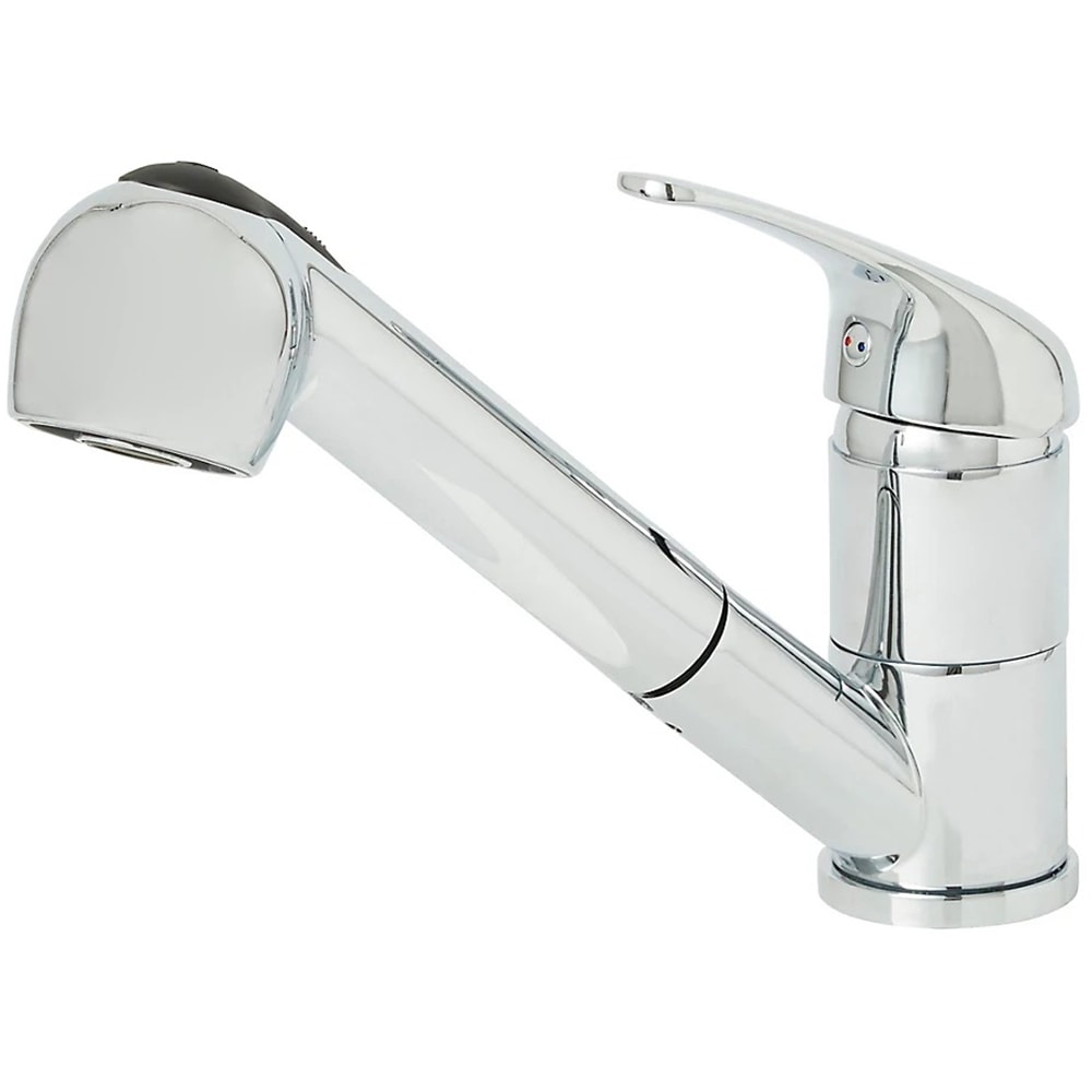 Baterie bucatarie COOKE&LEWIS Mokau, alama, crom