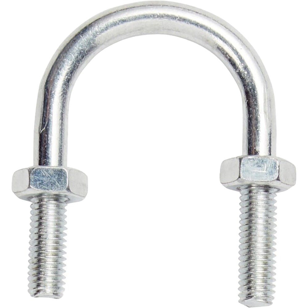 Surub U 8 mm DIALL, 27 x 48 x 28 mm, otel zincat, argintiu, 2 buc