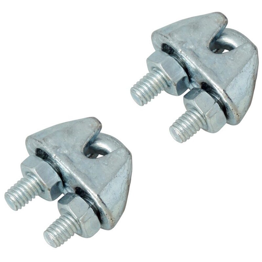 Bride cabluri DIALL, metal, 4mm, argintiu 2buc
