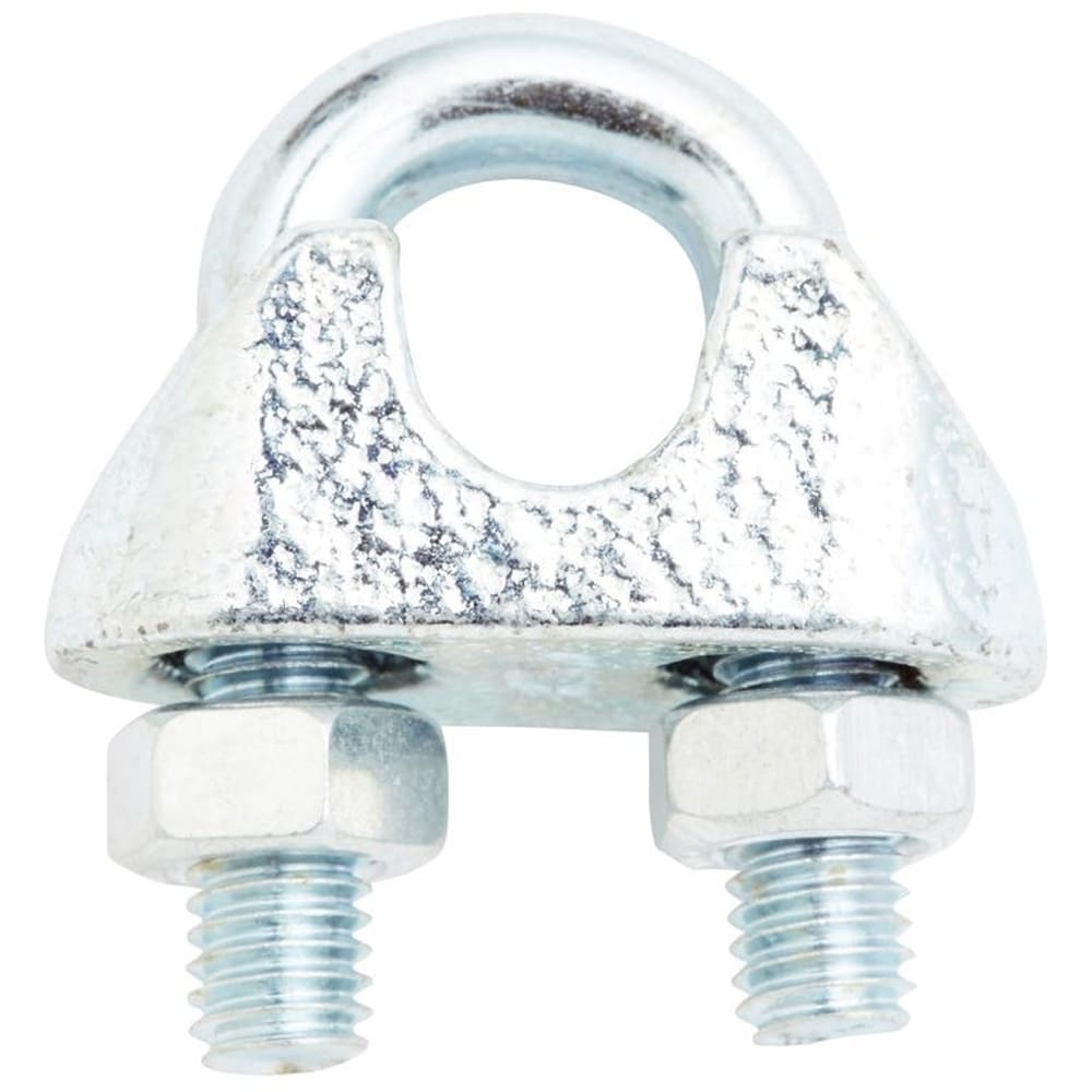 Bride cabluri DIALL, metal, 6mm, argintiu 2buc