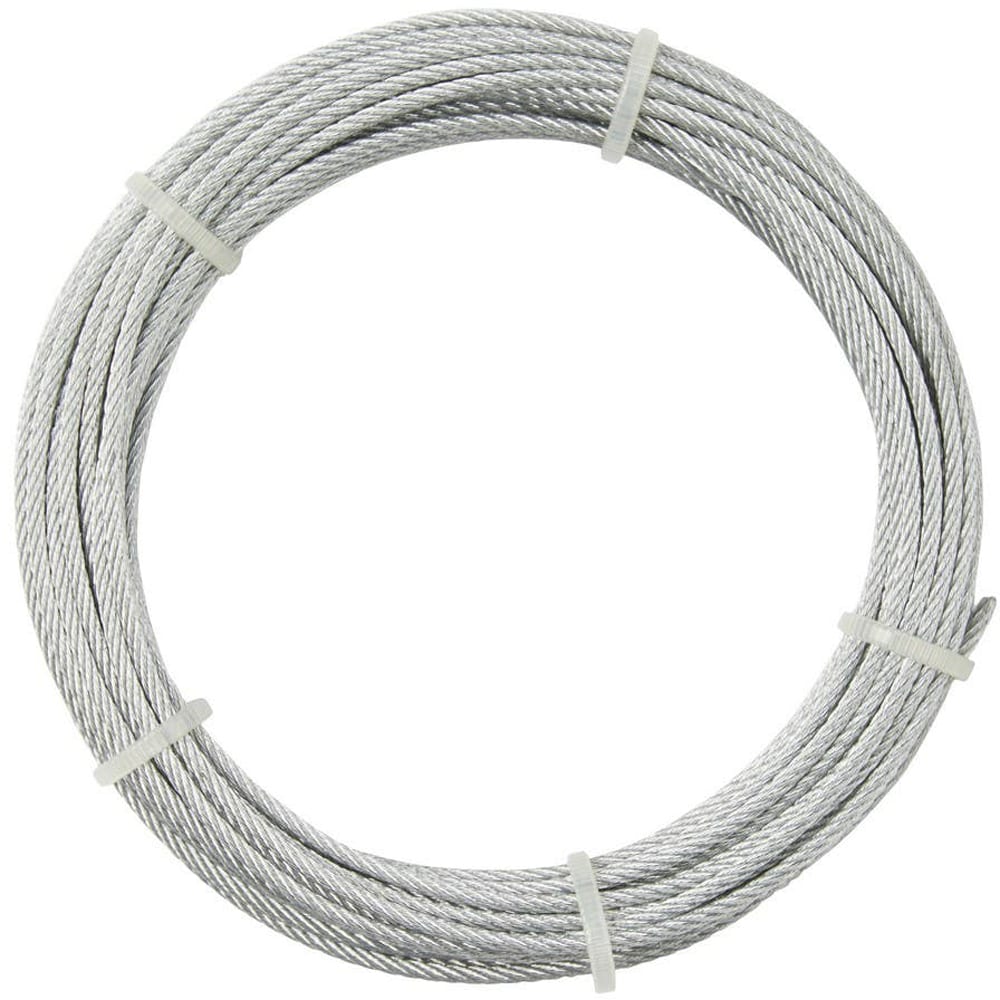 Cablu otel galvanizat DIALL, 1.5mm x 10m, 6x7, argintiu