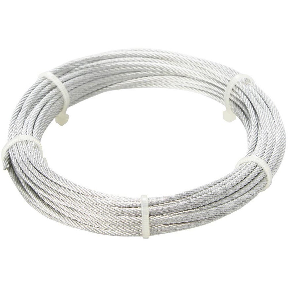 Cablu otel galvanizat DIALL, 1.5mm x 10m, 6x7, argintiu