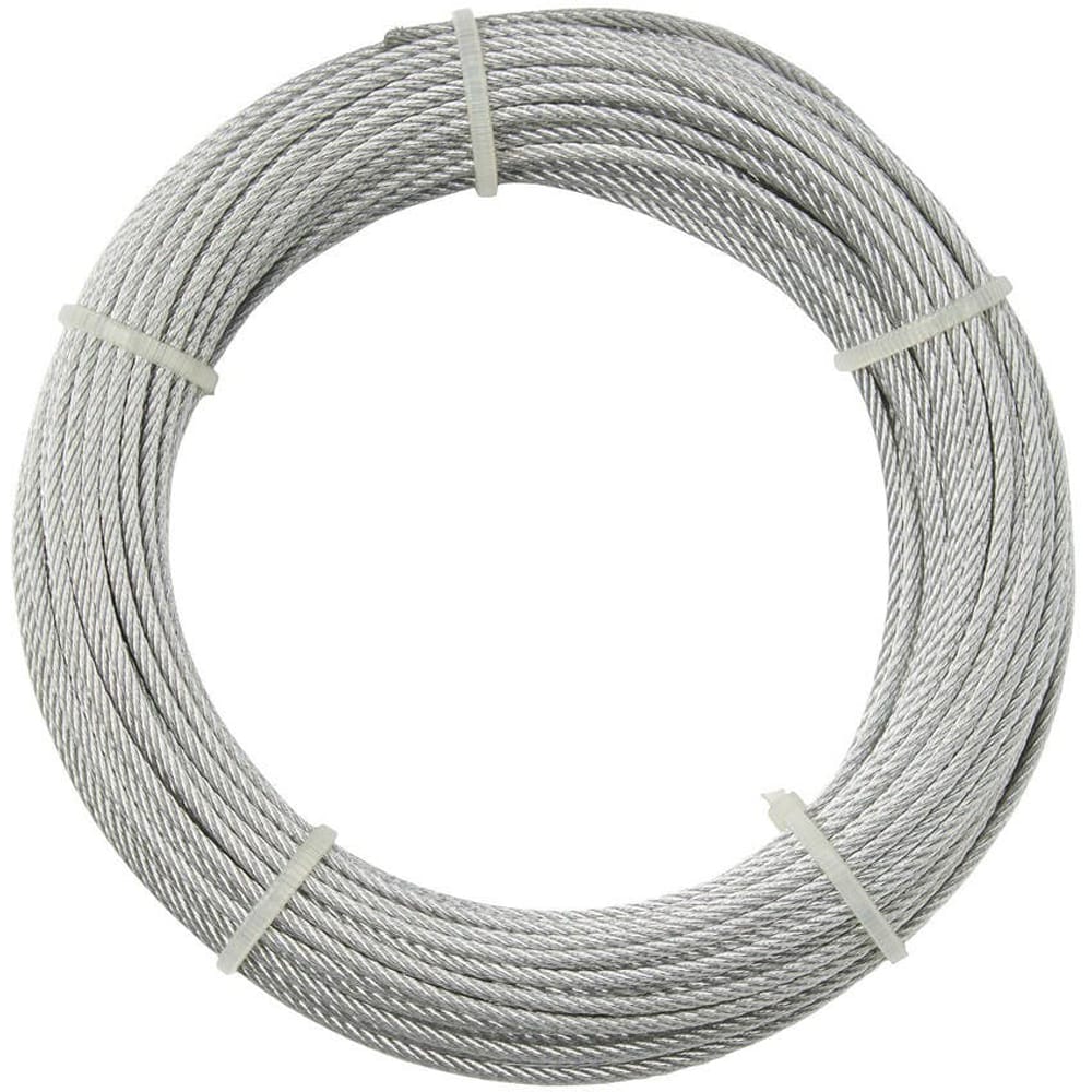 Cablu otel galvanizat DIALL, 2mm x 20m, 6x7, argintiu