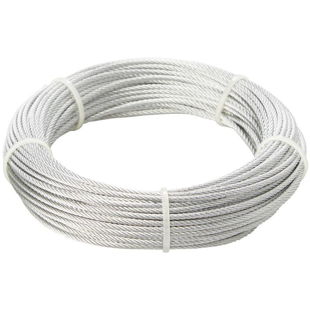Cablu otel galvanizat DIALL, 2mm x 20m, 6x7, argintiu