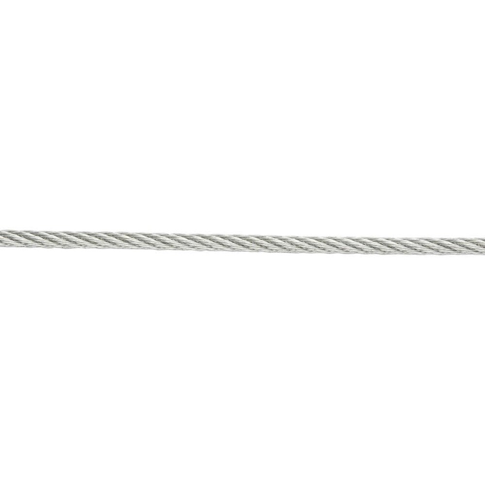 Cablu otel galvanizat DIALL, 2mm x 20m, 6x7, argintiu