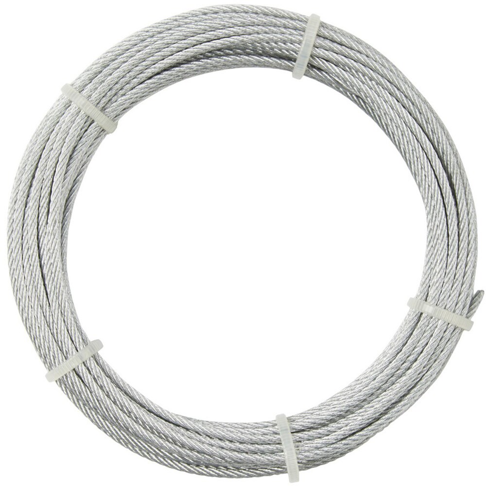 Cablu otel galvanizat DIALL, 4mm x 10m, 6x7, argintiu
