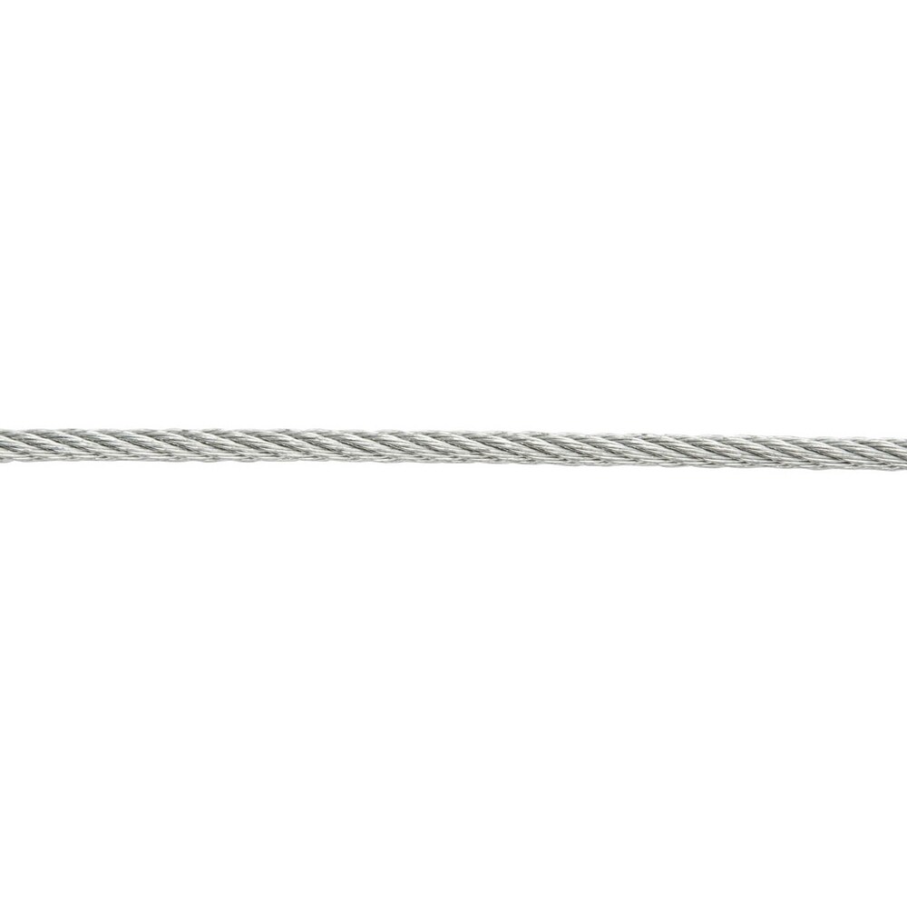 Cablu otel galvanizat DIALL, 4mm x 10m, 6x7, argintiu