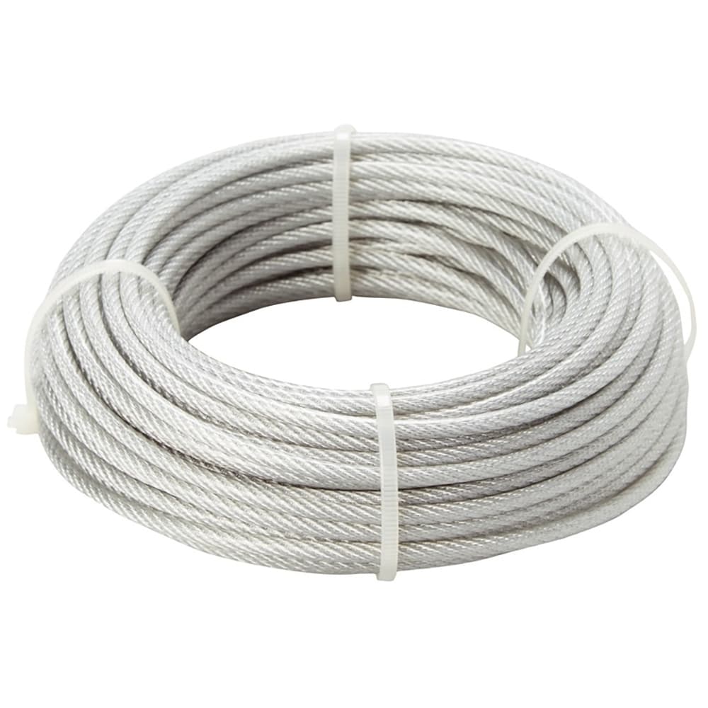 Cablu otel galvanizat DIALL, 2.5mm x 20m, 7x7, invelis PVC, argintiu
