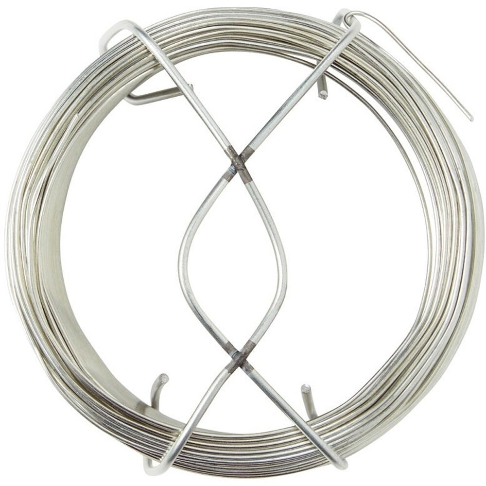 Sarma otel zincat DIALL, 0.9mm x 50m, argintiu