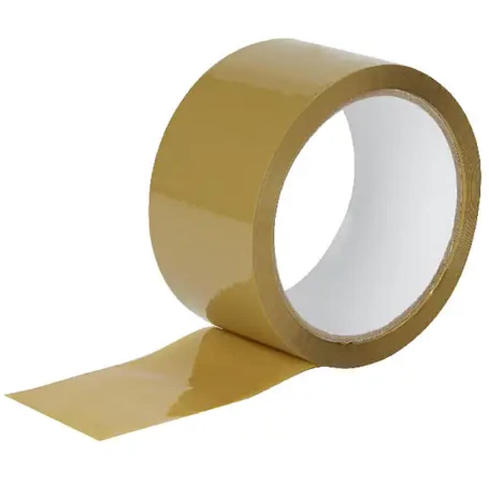 Set banda adeziva SITE 100581043, 50 mm x 50 m, 2 buc, maro