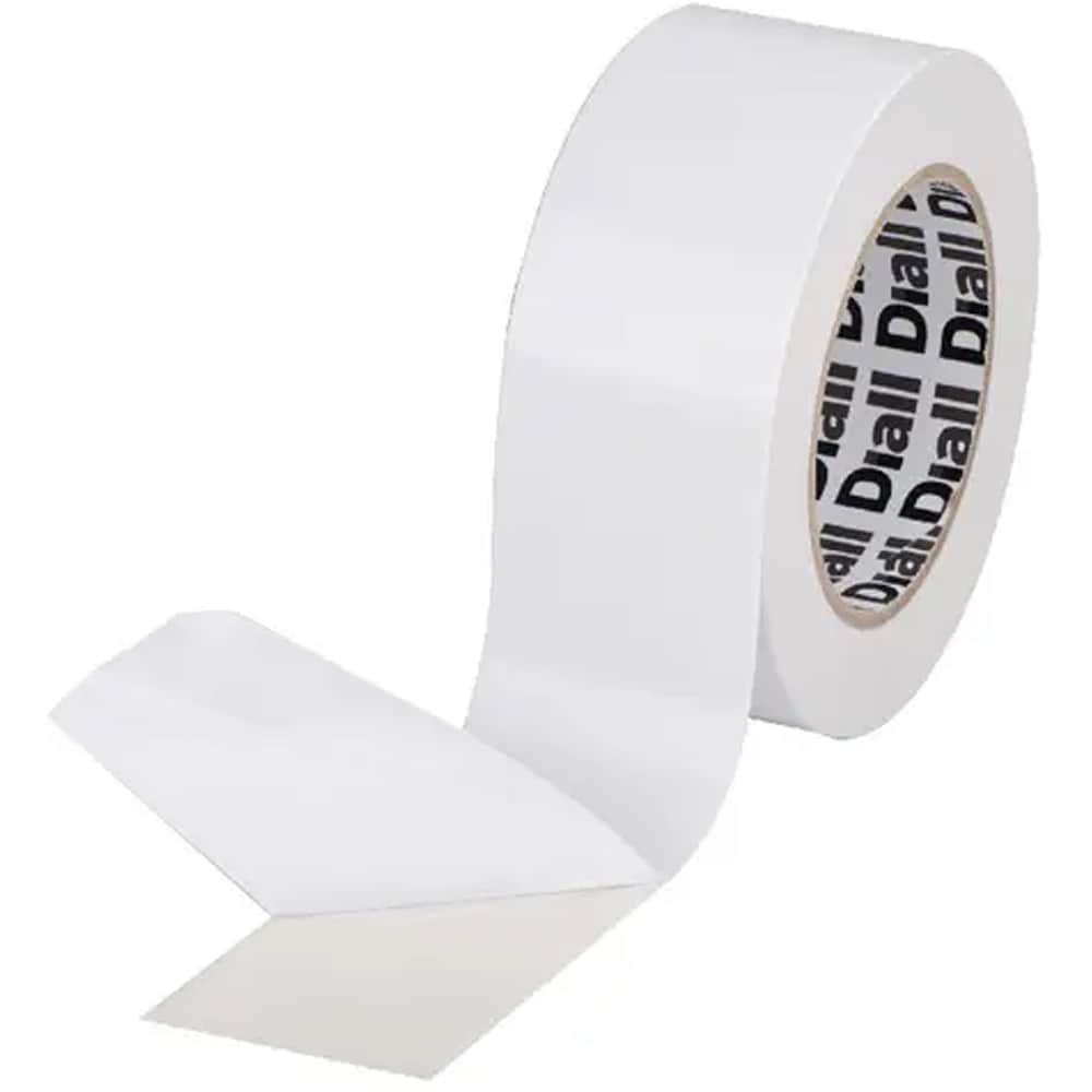 Banda auto-adeziva DIALL 100581057, 50 mm x 25 m, alb