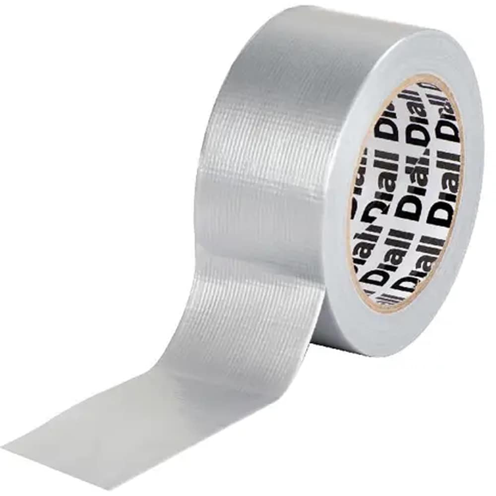 Banda reparatii DIALL 100581071, 50 mm x 25 m, argintiu