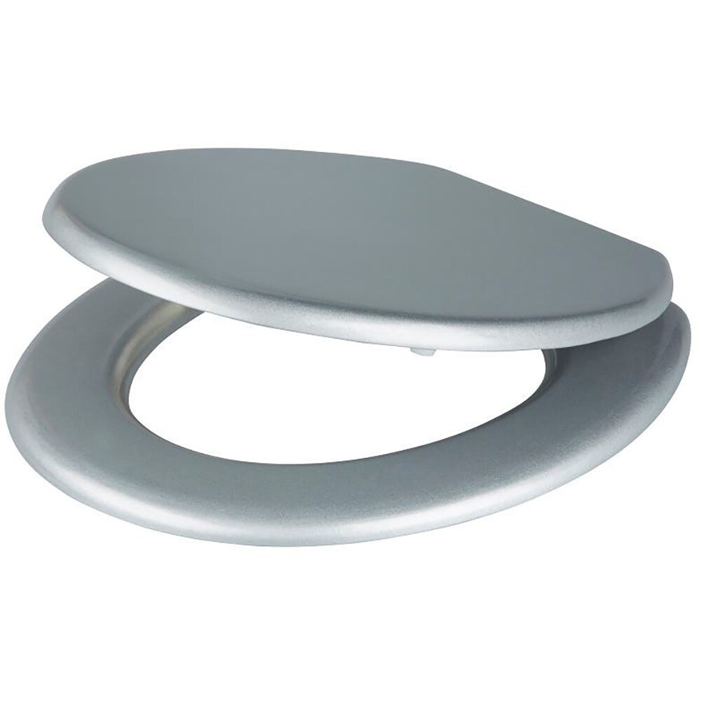 Capac WC GOODHOME Cooke & Lewis, termoplastic, argintiu