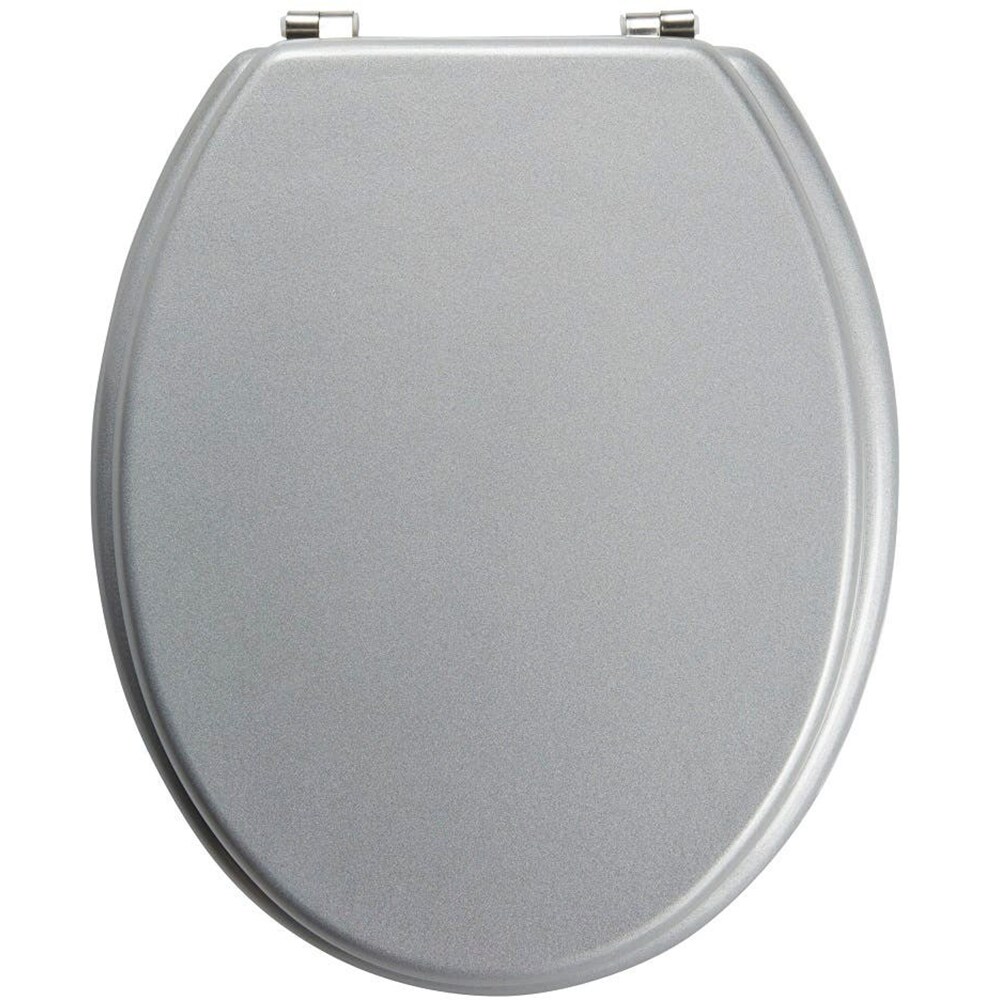 Capac WC GOODHOME Cooke & Lewis, termoplastic, argintiu