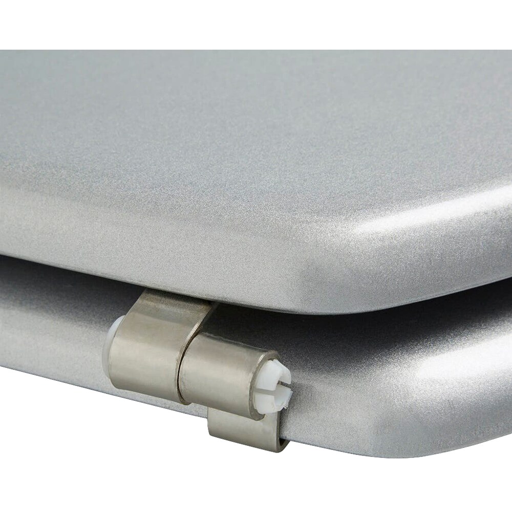 Capac WC GOODHOME Cooke & Lewis, termoplastic, argintiu