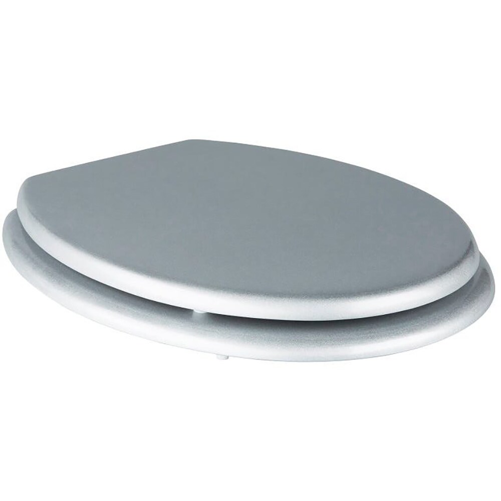 Capac WC GOODHOME Cooke & Lewis, termoplastic, argintiu