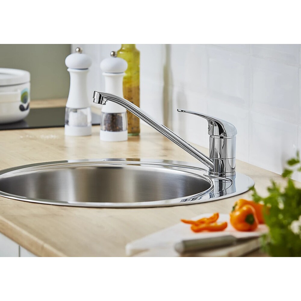 Baterie bucatarie COOKE&LEWIS Huka, alama, crom