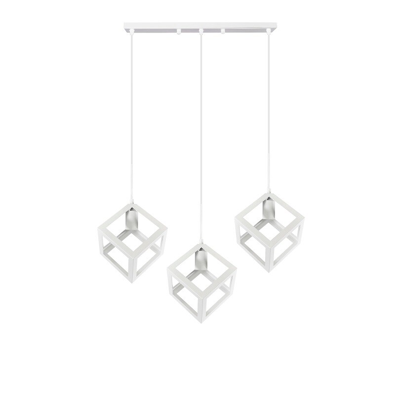 Lustra tip pendul, Alb, 60 W, 3 x E27  Sweden