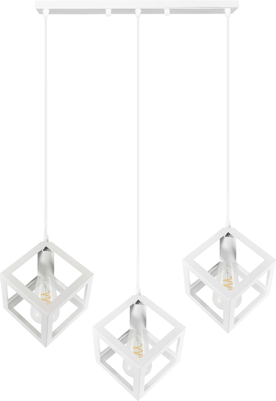 Lustra tip pendul, Alb, 60 W, 3 x E27  Sweden