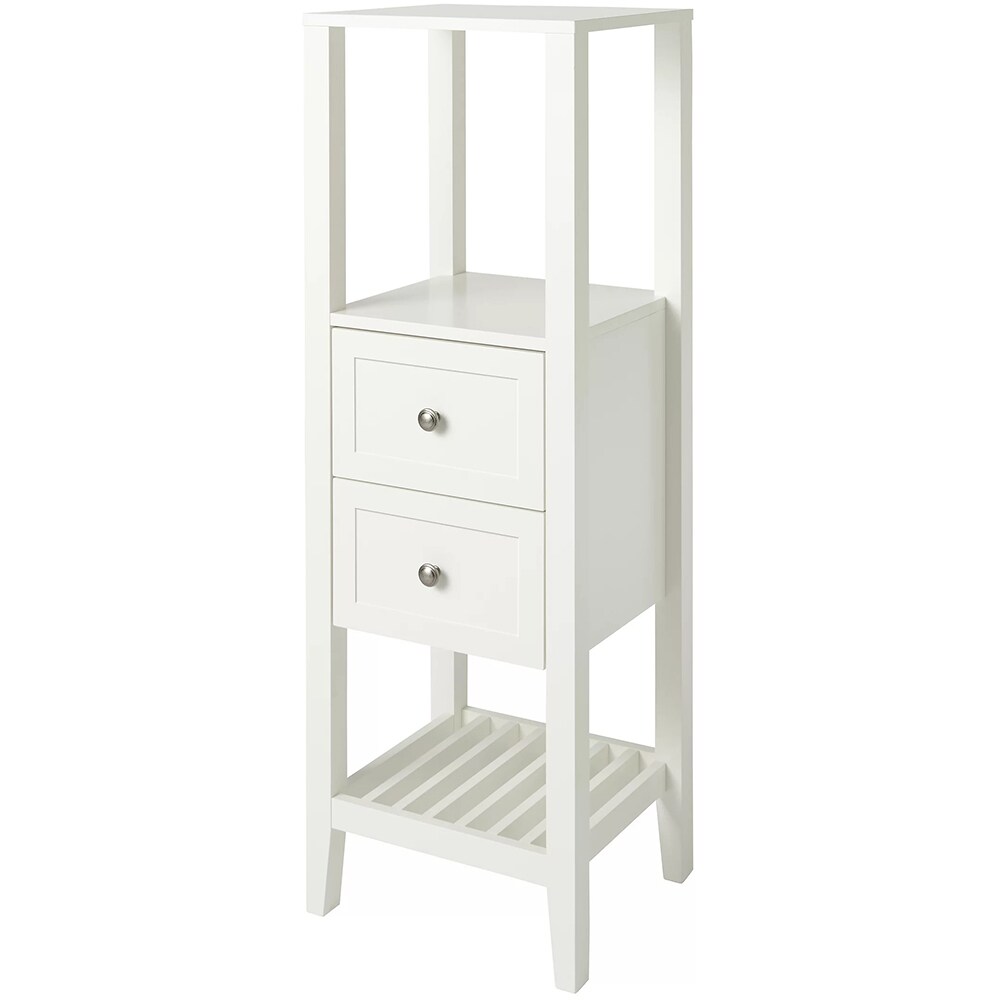 Coloana baie GOODHOME Perma, 40.2 x 36.1 x 120 cm, alb