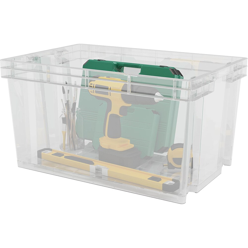 Ladita compacta FORM Xago, 58.5 x 38.3 x 30.8 cm, 50 l, polipropilena, transparenta